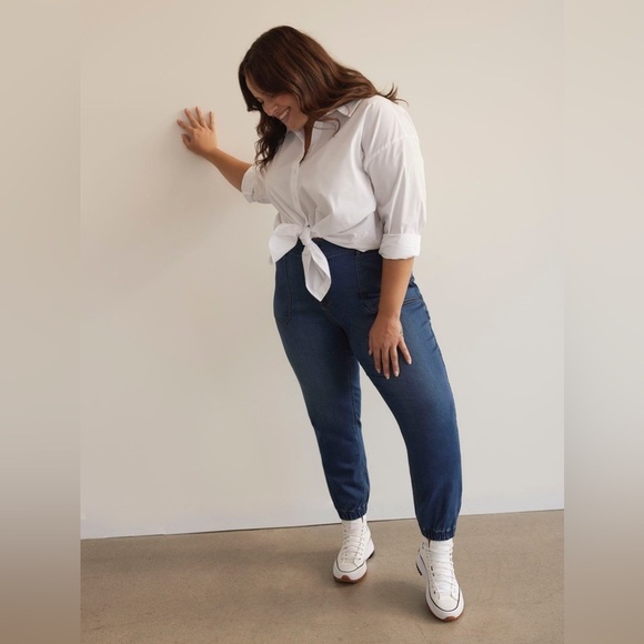 Pennington’s Medium Wash Knit-Like Denim Jogger, 1948 Fit - d/C JEANS Size 3x - Picture 15 of 15